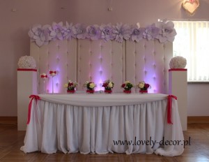 dekoracja sali weselnej w bukowsku  sala w bukowsku  